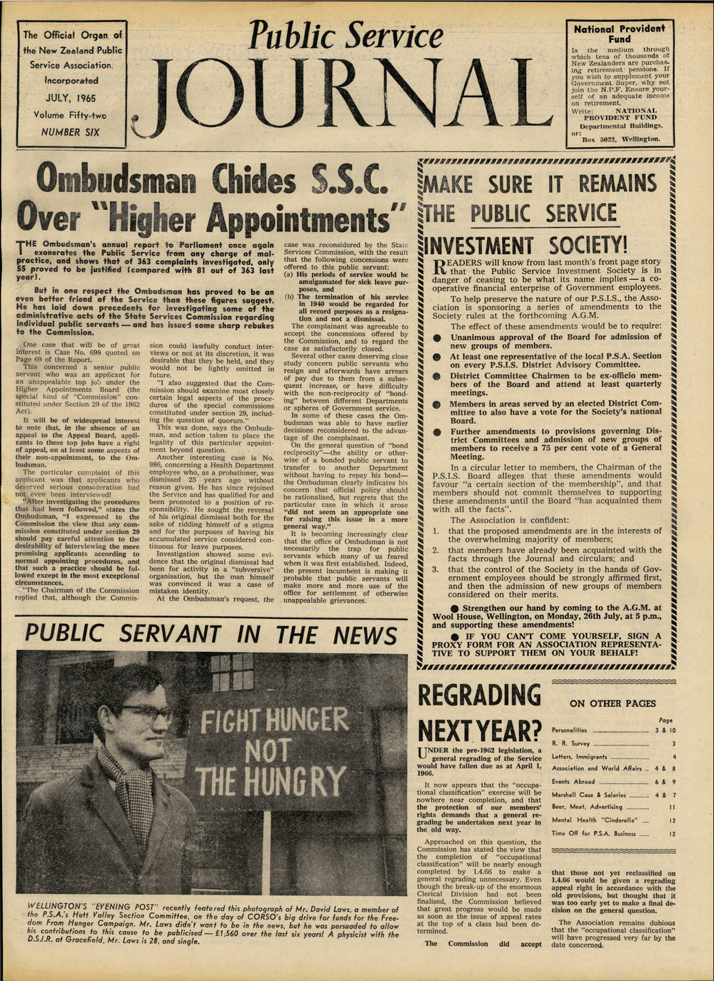 PSA Journal: Vol 52 No 6, July 1965