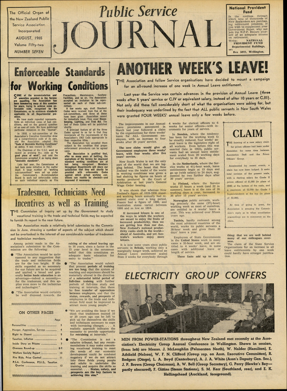 PSA Journal: Vol 52 No 7, August 1965