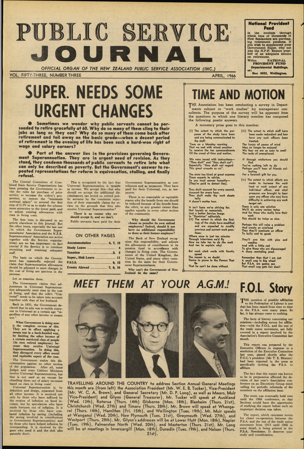 PSA Journal: Vol 53 No 3, April 1966