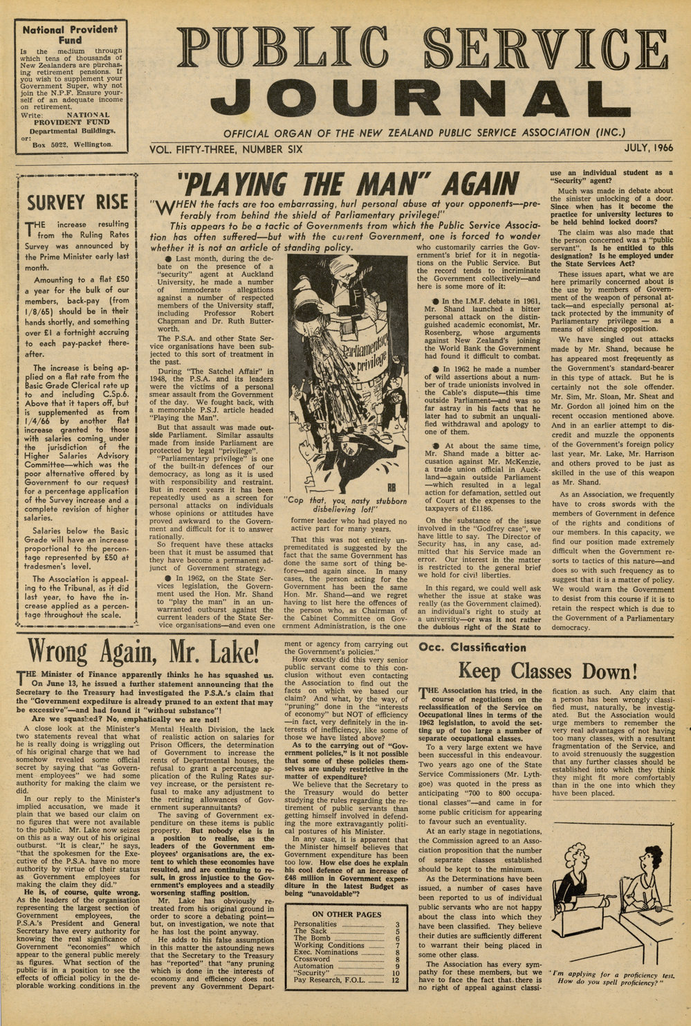 PSA Journal: Vol 53 No 6, July 1966