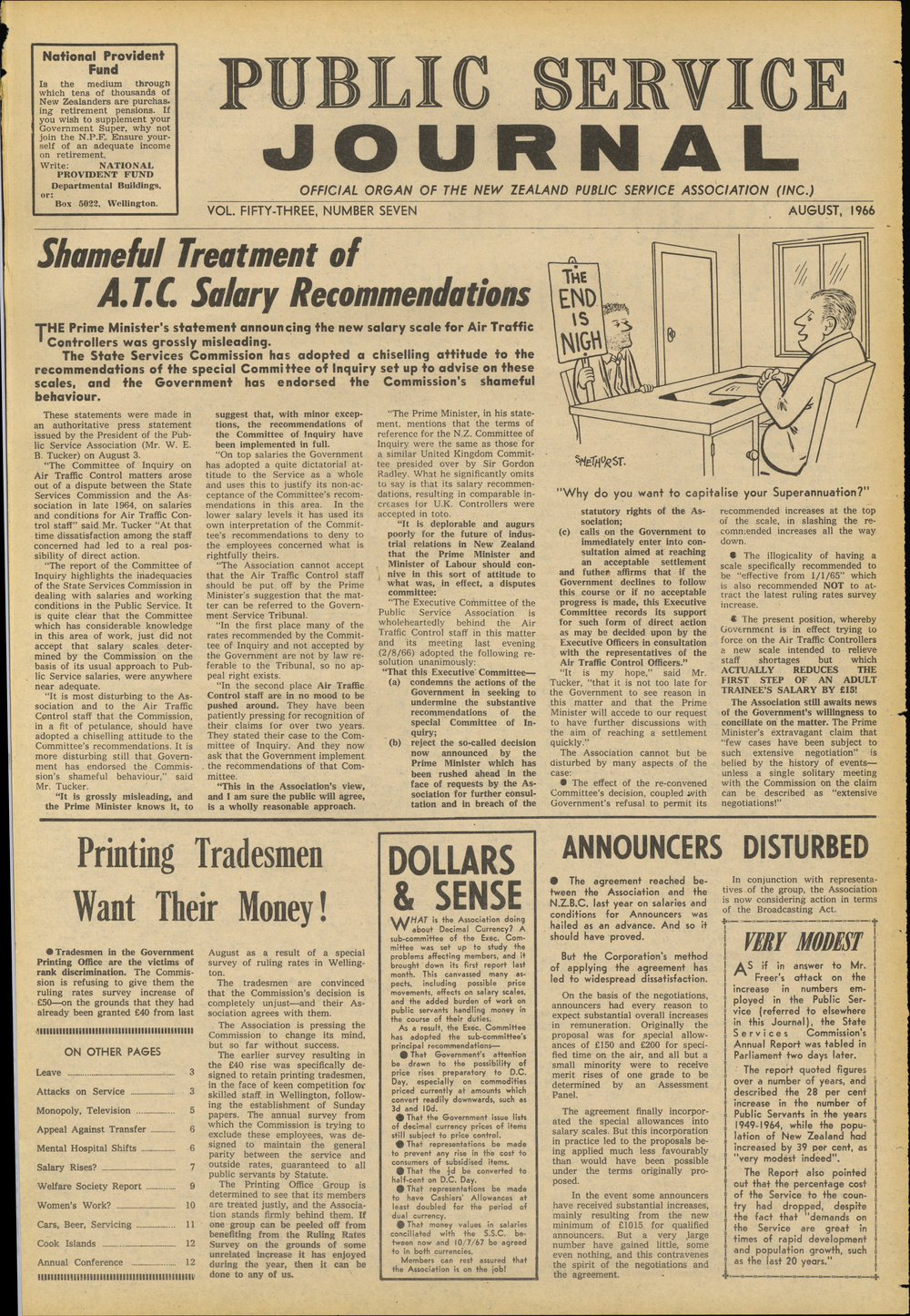 PSA Journal: Vol 53 No 7, August 1966