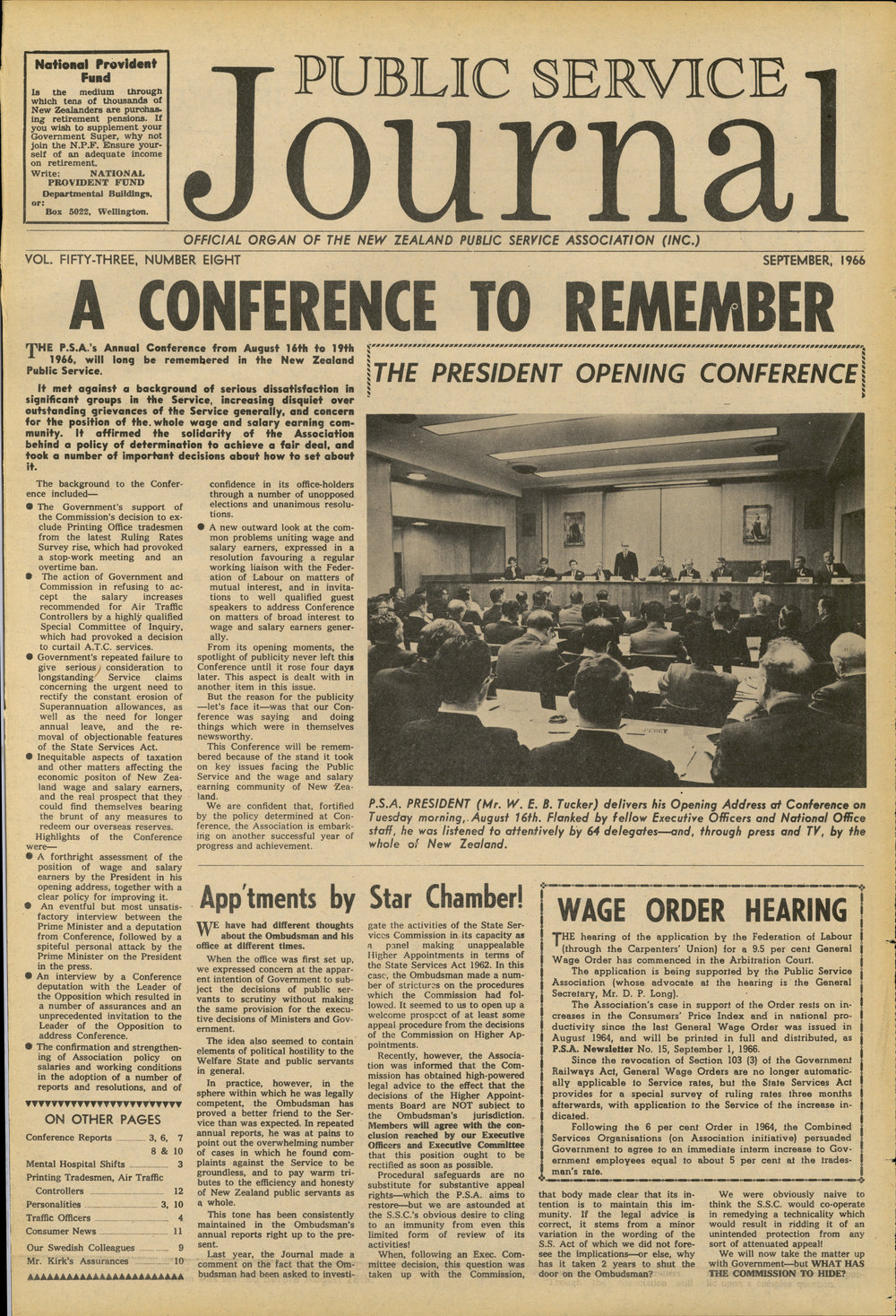 PSA Journal: Vol 53 No 8, September 1966