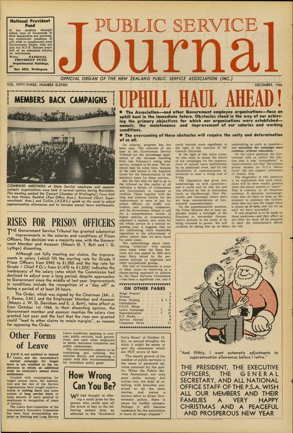 PSA Journal: Vol 53 No 11, December 1966