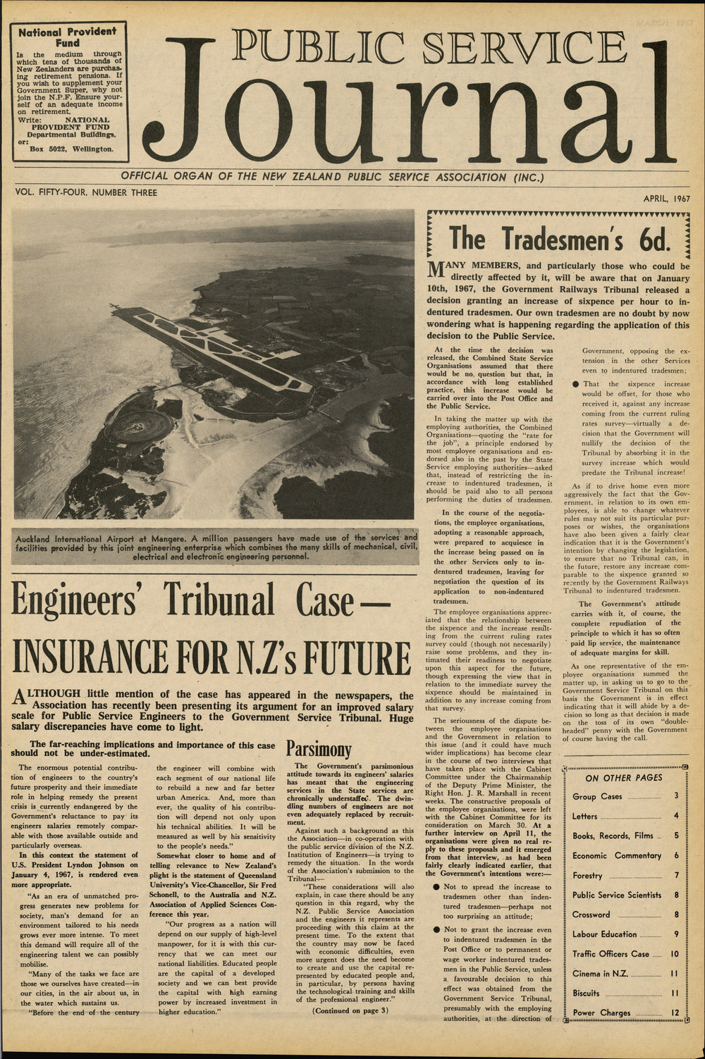 PSA Journal: Vol 54 No 3, April 1967