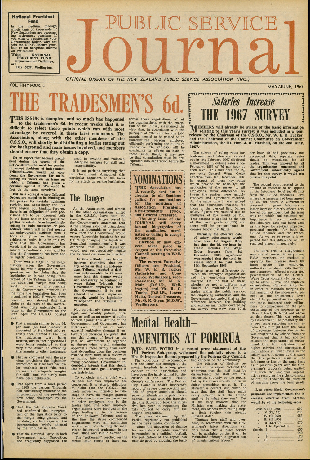 PSA Journal: Vol 54 No 4, May 1967