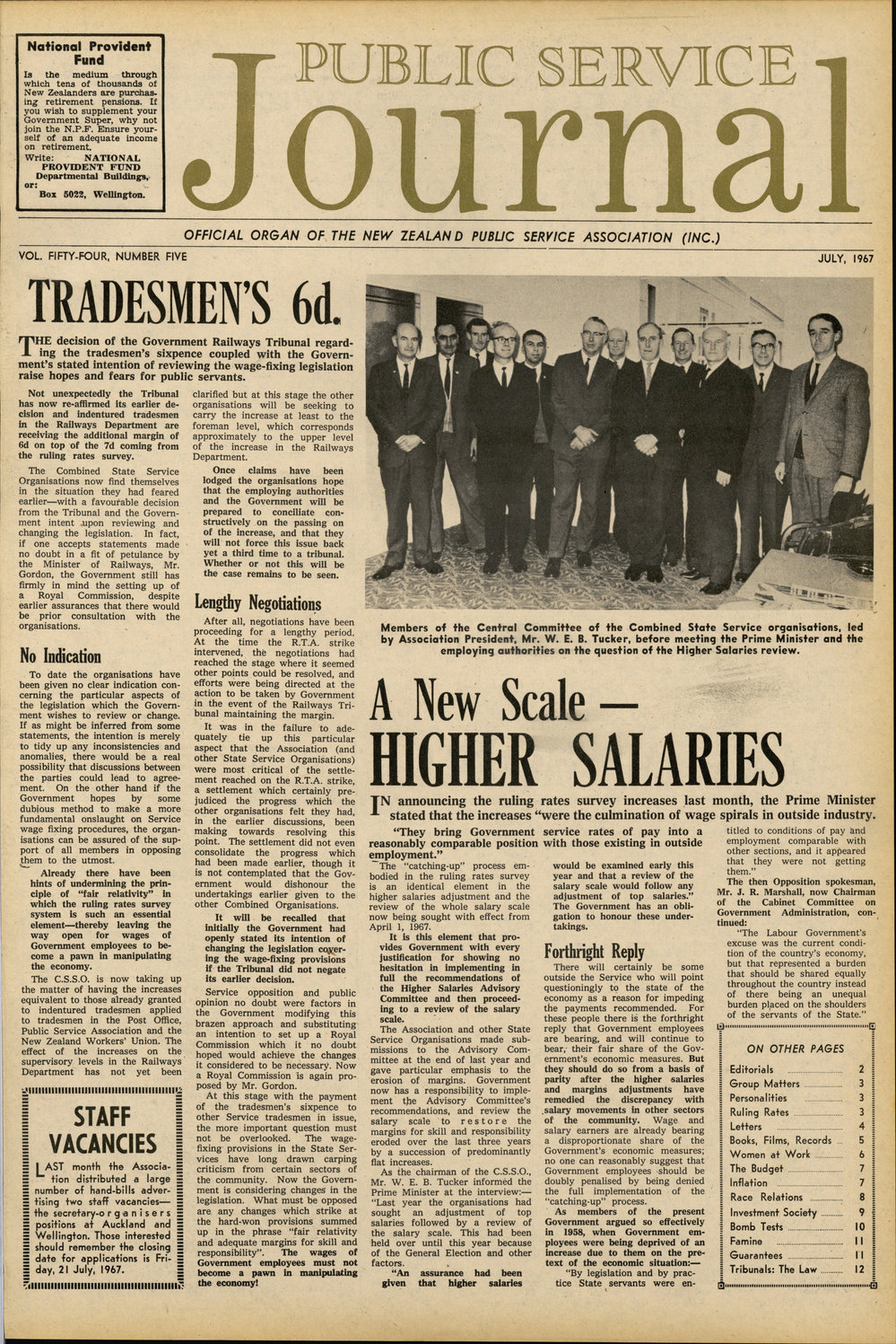 PSA Journal: Vol 54 No 5, July 1967