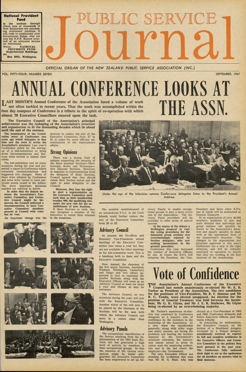 PSA Journal: Vol 54 No 7, September 1967