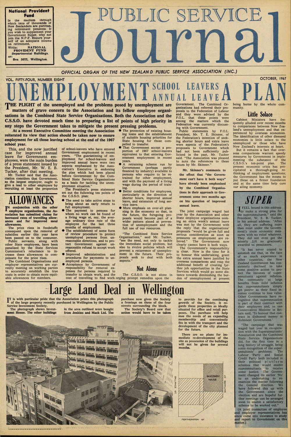 PSA Journal: Vol 54 No 8, October 1967