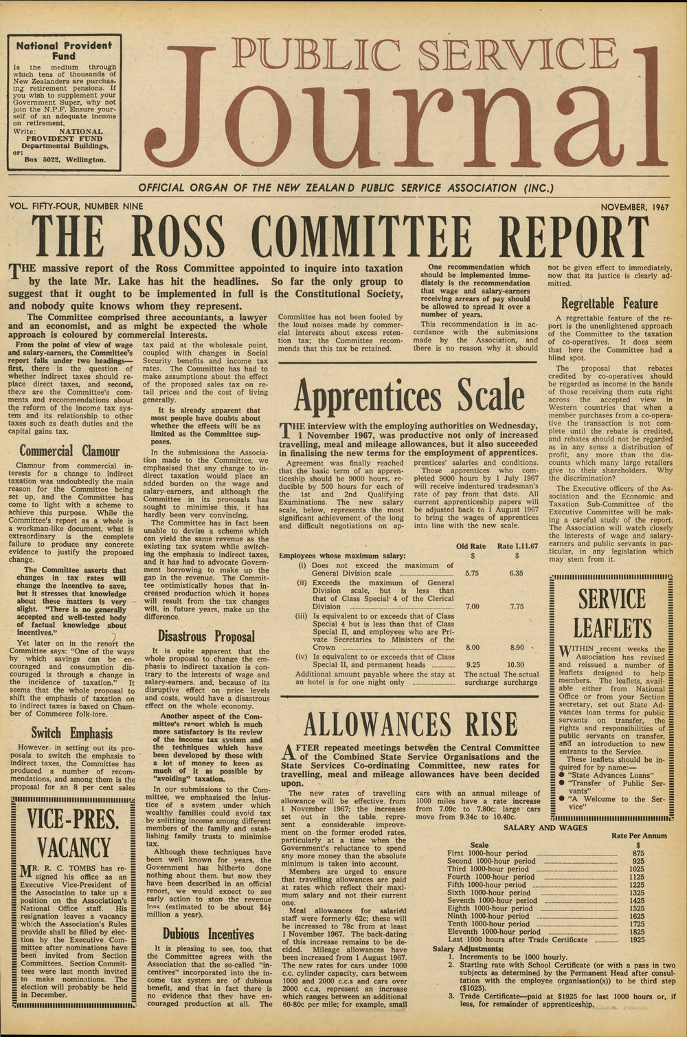 PSA Journal: Vol 54 No 9, November 1967