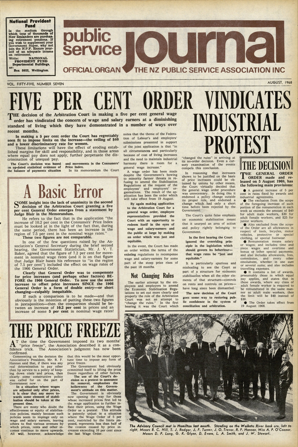 PSA Journal: Vol 55 No 7, August 1968