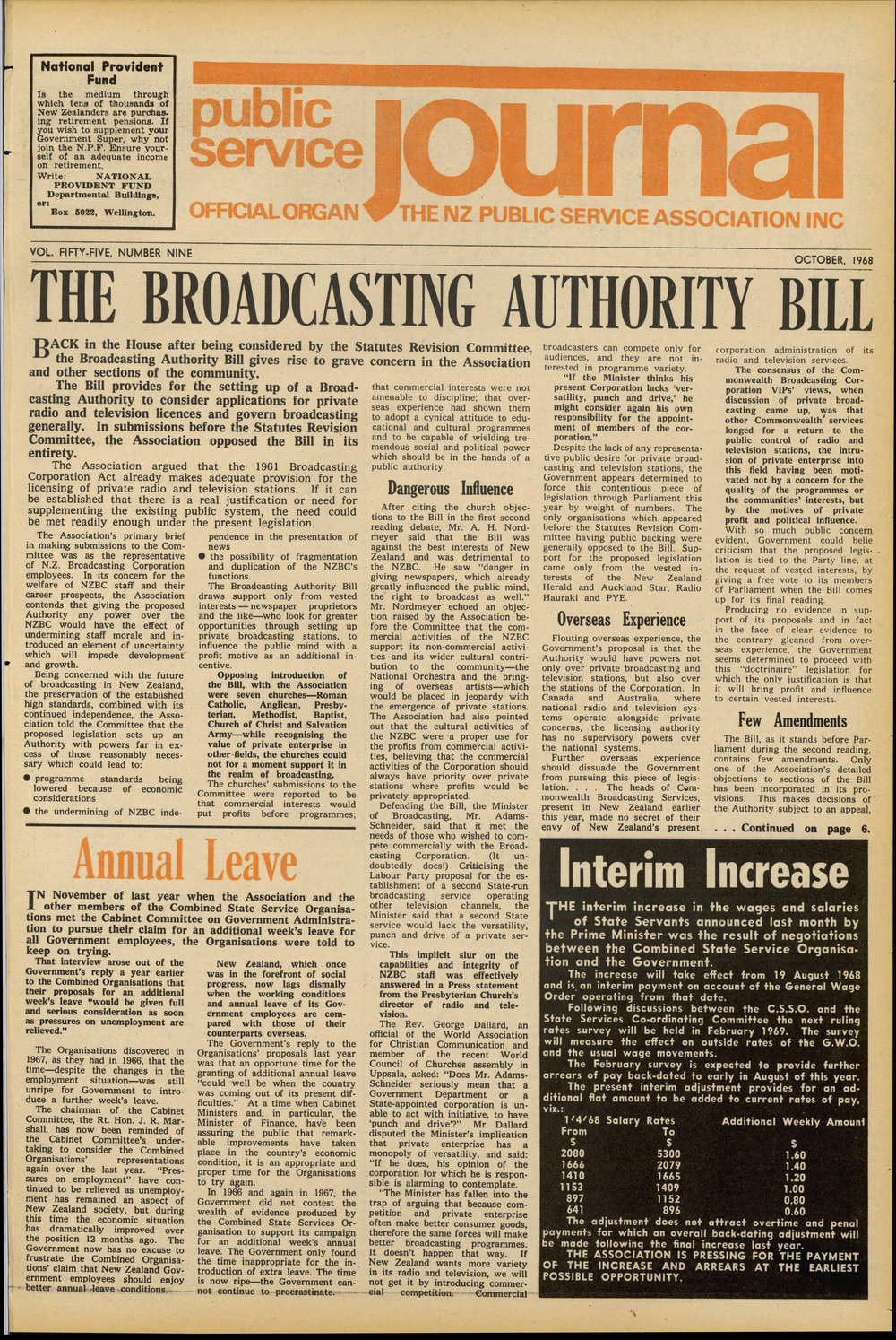 PSA Journal: Vol 55 No 9, October 1968