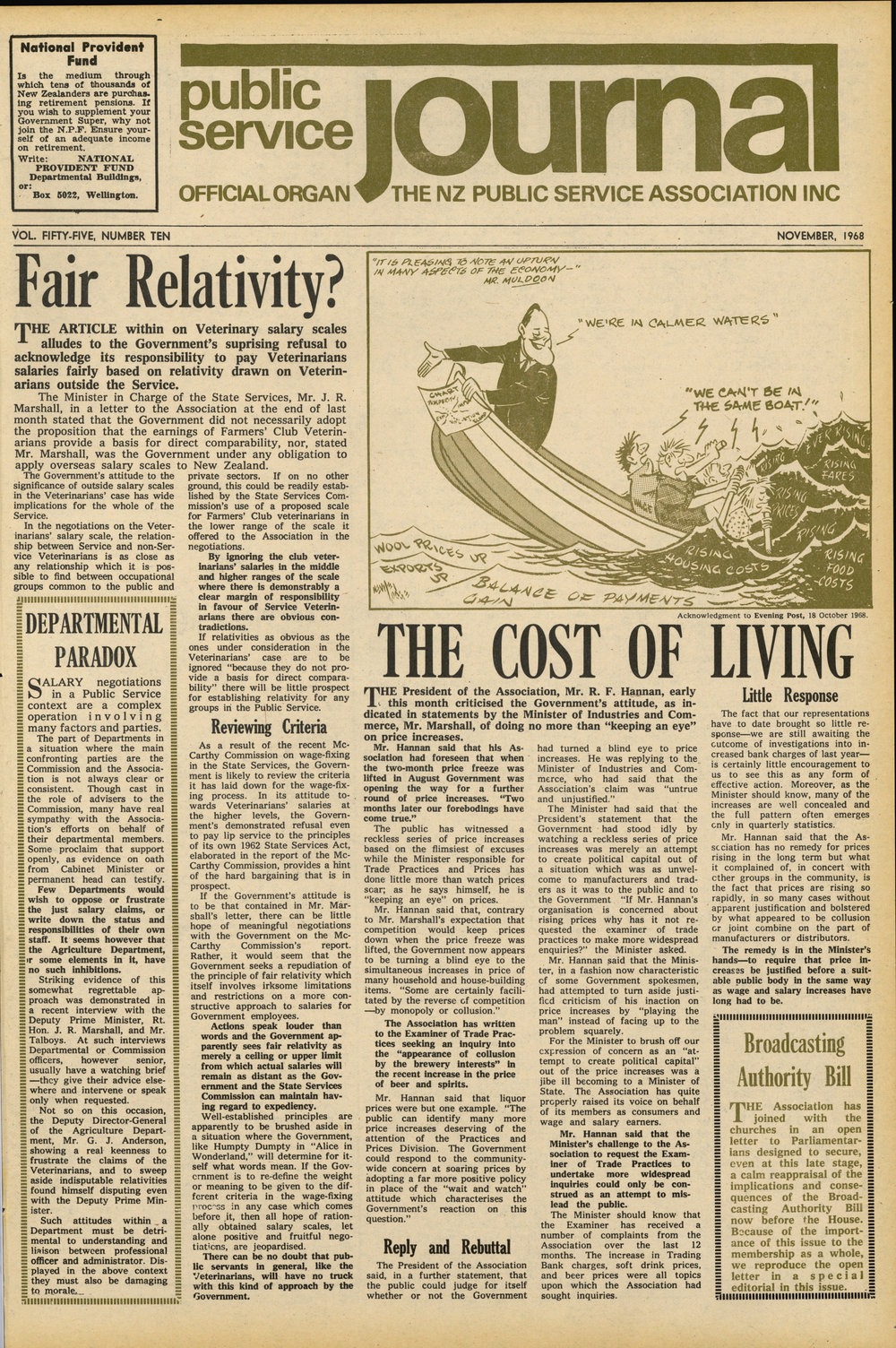 PSA Journal: Vol 55 No 10, November 1968