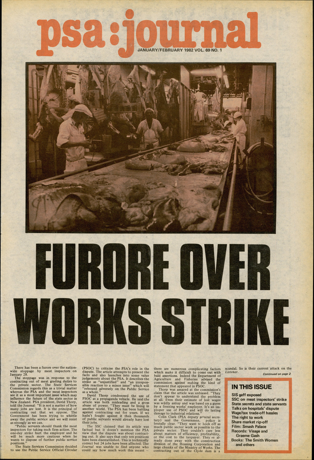 PSA Journal: Vol 69 No 1, January/February 1982