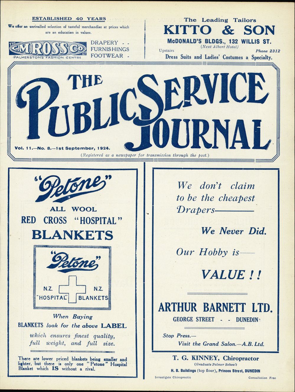 PSA Journal: Vol 11 No 8, September 1924