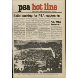 PSA Journal: Vol 66 PSA Hot Line June 1979