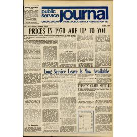 PSA Journal: Vol 57 No 3, April 1970