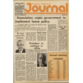 PSA Journal: Vol 60 No 2, March 1973