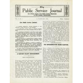 PSA Journal: Vol 10 No 1, February 1923