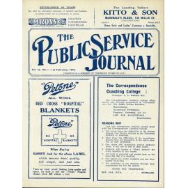 PSA Journal: Vol 13 No 1, February 1926