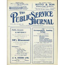 PSA Journal: Vol 18 No 4, April 1931