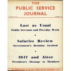 PSA Journal: Vol 34 No 10, October 1947