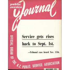PSA Journal: Vol 39 No 11, November 1952